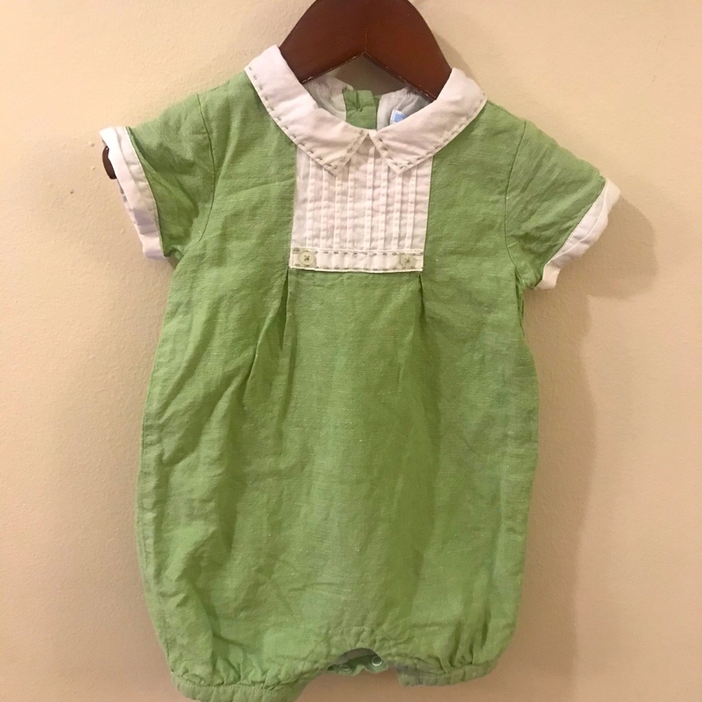 Janie and Jack Layette Romper 6-12mo